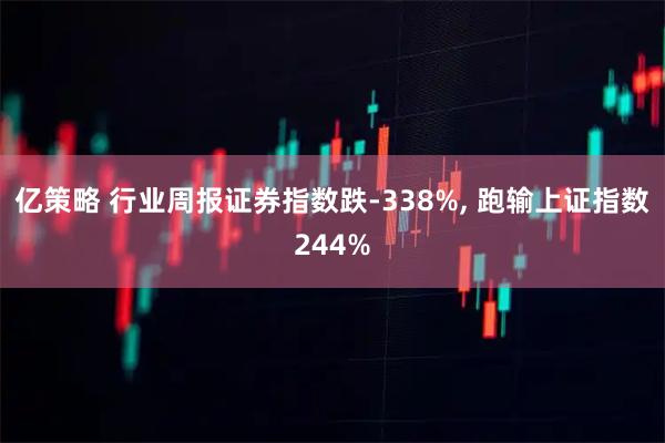 亿策略 行业周报证券指数跌-338%, 跑输上证指数244%
