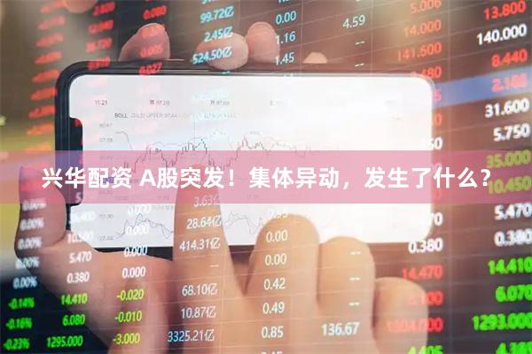 兴华配资 A股突发！集体异动，发生了什么？