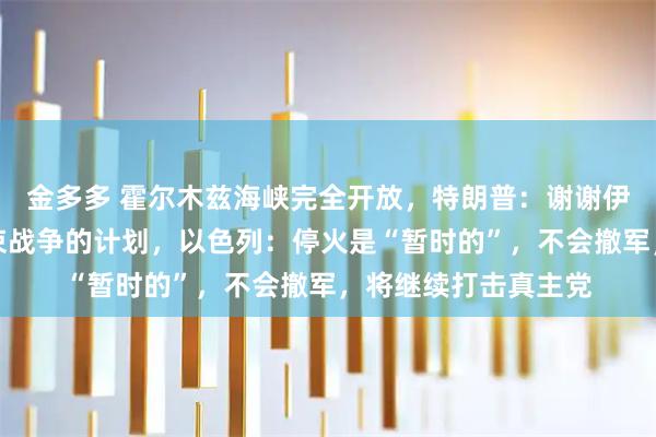 金多多 霍尔木兹海峡完全开放，特朗普：谢谢伊朗！美伊正磋商结束战争的计划，以色列：停火是“暂时的”，不会撤军，将继续打击真主党